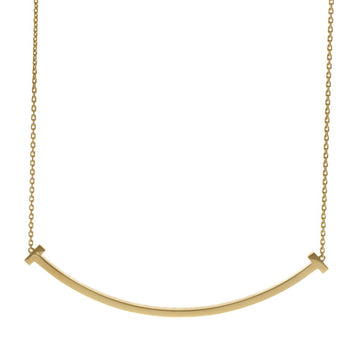 TIFFANY&Co. Smile Necklace 18K K18 Yellow Gold Women's