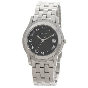 GUCCI 5500M Watch Stainless Steel/SS Men's