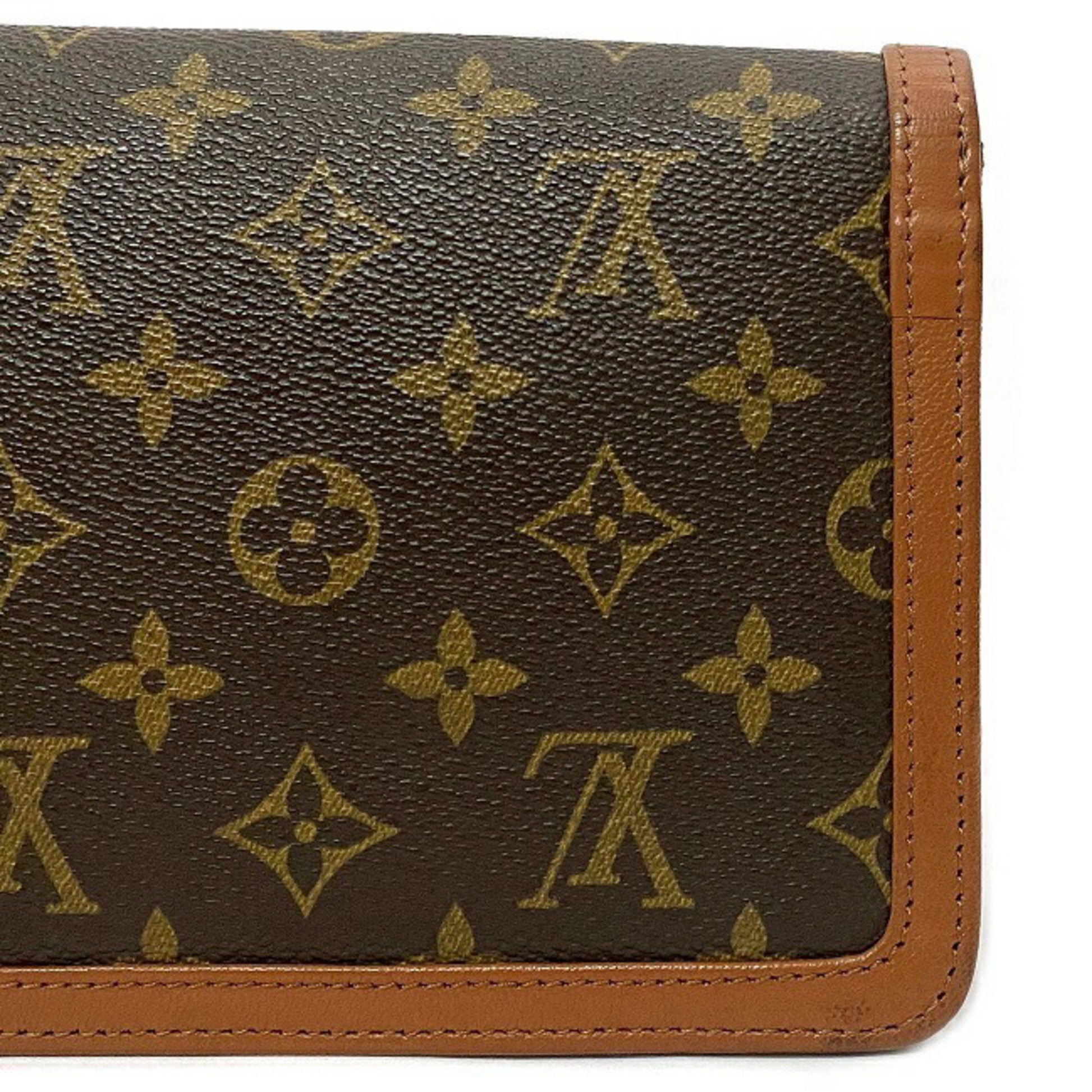 Louis Vuitton® Monogram Barrel Pouch Bag Charm Brown. Size