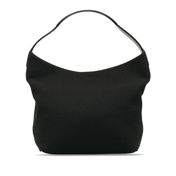 GUCCI One Shoulder Bag Handbag 0013298 Black Canvas Women's