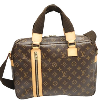 LOUIS VUITTON Travel Bag Monogram Sac Bosfort M40043  Brown Shoulder LV