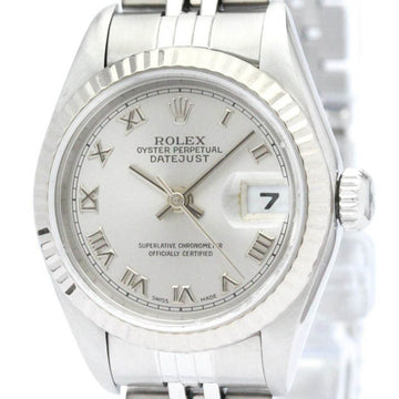 ROLEXPolished  Datejust 79174 A Serial 18K White Gold Steel Watch BF563416