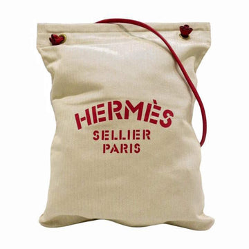 HERMES Aline GM Beige x Red Bag Shoulder Men Women