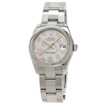 Rolex 178240 Datejust Pink Flower Watch Stainless Steel/SS Boys