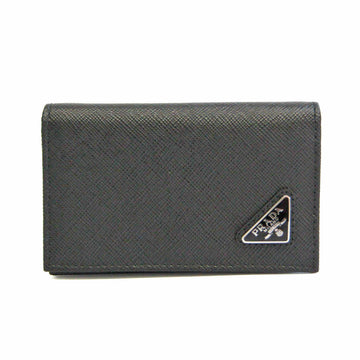 PRADA 2MC122 Saffiano Card Case Black