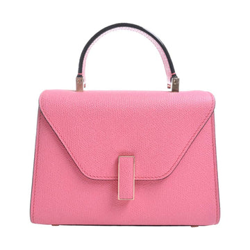 VALEXTRA Leather Micro Iside Handbag V5E23 Pink Ladies