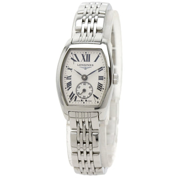 LONGINES L2.175.4 Evidenza Small Second Watch Stainless Steel SS Ladies