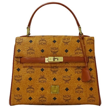 MCM Bag Ladies Handbag Glam Brown
