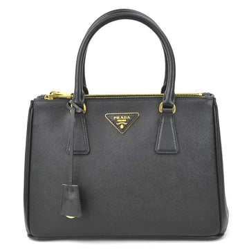 PRADA handbag shoulder bag SAFFIANO LUX calf black ladies 1BA863