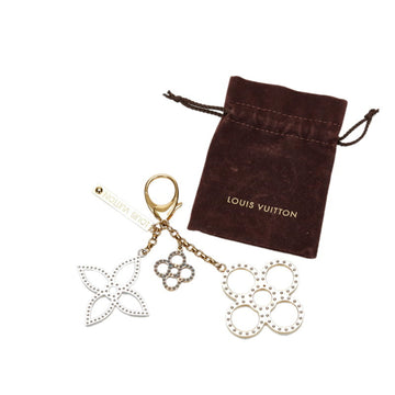 LOUIS VUITTON bijou sac tapage bag charm key holder M65090 gold silver brown plated metal ladies