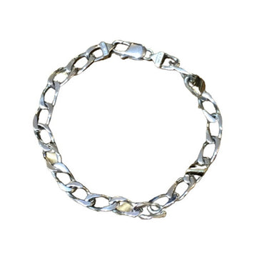 TIFFANY&Co.  Figaro Link Bracelet Sv925 750 Combi Silver Gold Accessories Men's Women's