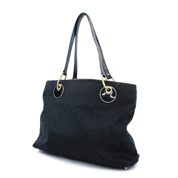 GUCCIAuth  GG Canvas 120837 Women's Handbag,Tote Bag Black