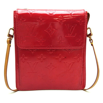 LOUIS VUITTON Mott *There is a crack on the strap Women's shoulder bag M91137[] Vernis Rouge [Red]