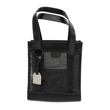 GUCCIAuth  Patent Leather 002 1705 0405 Women's Mesh,Leather Handbag Black