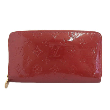 Louis Vuitton Monogram Vernis Zippy Organizer Round Zipper Long Wallet Pomme D'Amour M93611