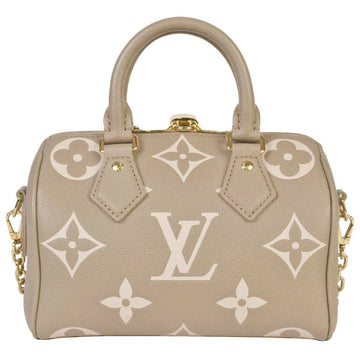 LOUIS VUITTON Speedy Bandouliere 20 Monogram Empreinte Handbag Shoulder Bag M46575