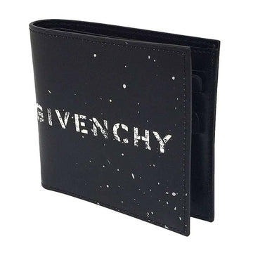 Givenchy bi-fold billfold men's black wallet