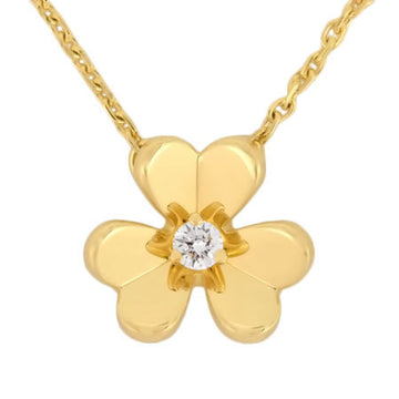 Van Cleef & Arpels Frivole Pendant Model Diamond K18YG Necklace