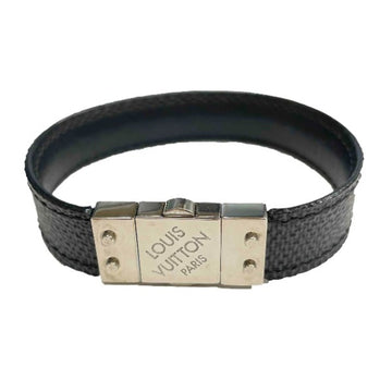 LOUIS VUITTON Bracelet Check It Damier Graphite M6606E  Black LV