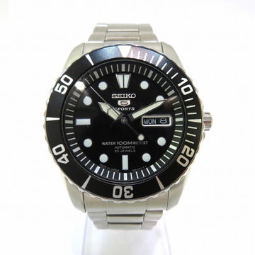 SEIKO 5 Sports 7S36 03C0 Automatic Black Dial Watch Men's