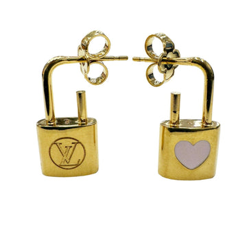 LOUIS VUITTON Gold Earrings Kaduna Heart M01420 DB2203 Ladies Current