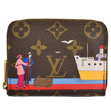 Louis Vuitton Zippy Coin Purse Monogram Illustre Brown Multicolor M62139