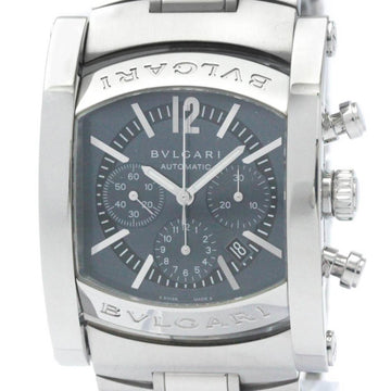 BVLGARIPolished  Assioma Chronograph Steel Automatic Mens Watch AA44SCH BF568952