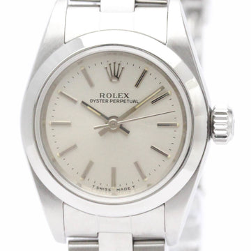 ROLEXPolished  Oyster Perpetual 67180 U Serial Automatic Ladies Watch BF554375