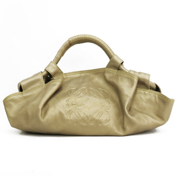 LOEWE Nappa Aire Handbag Gold Ladies