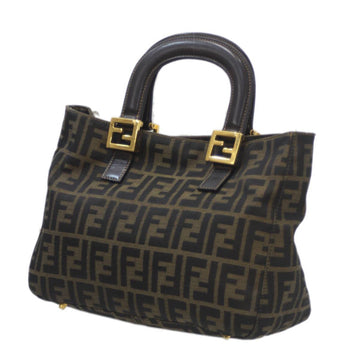 FENDI handbag zucca pattern brown