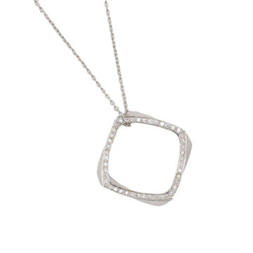 TIFFANY Torque Frank Gehry Necklace Diamond 750 K18WG White Gold Jewelry Ladies &Co.
