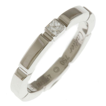 Cartier Mailon Panth??re Ring No. 8 18k K18 White Gold Diamond Women's