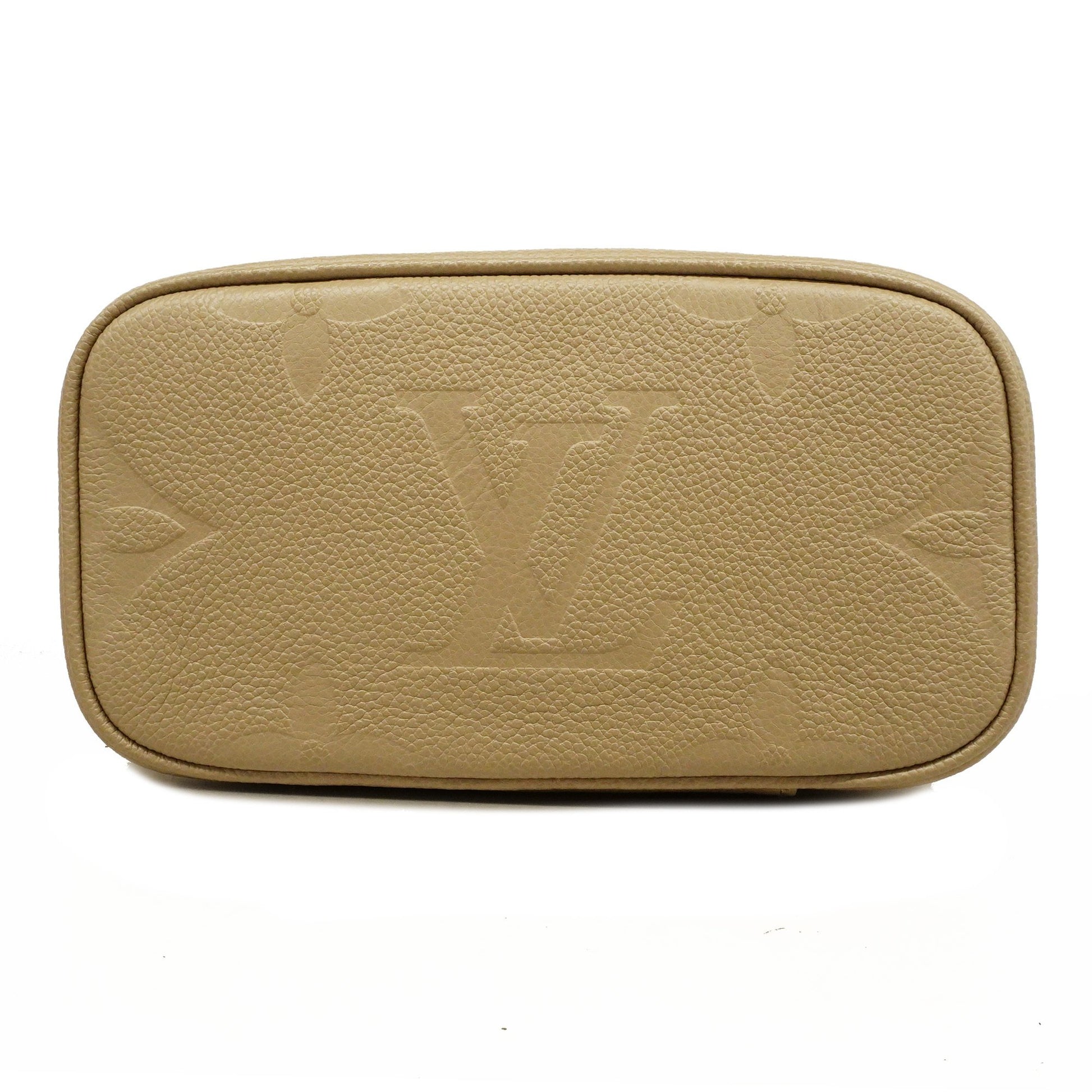 Louis Vuitton Vanity PM Monogram Empreinte Leather Tourterelle M45608