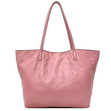 LOEWE Tote Bag Pink Anagram Nappa Leather  Women's Handbag