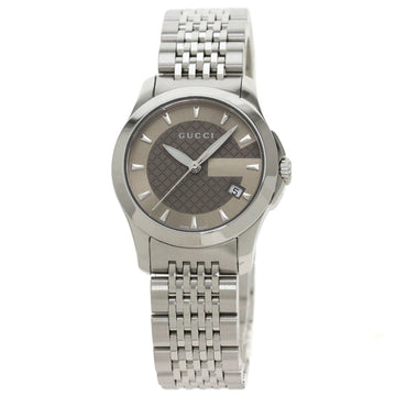 Gucci YA126.5 G Timeless Watch Stainless Steel / SS Ladies GUCCI