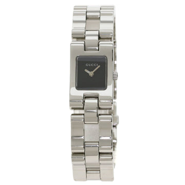 Gucci 2305L Square Face Watch Stainless Steel Ladies
