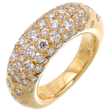 CHAUMET Annaud Diamond Women's Ring 750 Yellow Gold No. 10