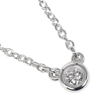 TIFFANY&Co. Visthe Yard Necklace 925 Silver Diamond Approx. 1.55g