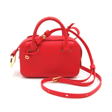 DELVAUX cool box nano Red leather