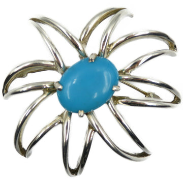 TIFFANY Fireworks Silver 925 Turquoise Brooch &Co.