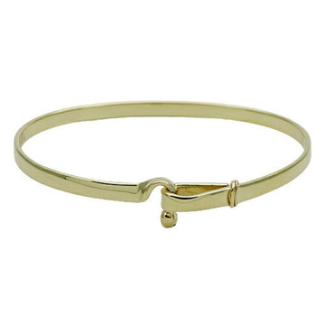 TIFFANY&Co. Bangle Women's Bracelet 750YG Hook & Eye Yellow Gold Polished