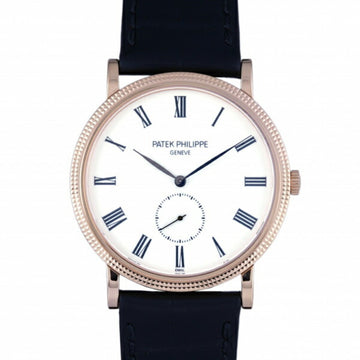 PATEK PHILIPPE Calatrava 5116R-001 white dial watch men's