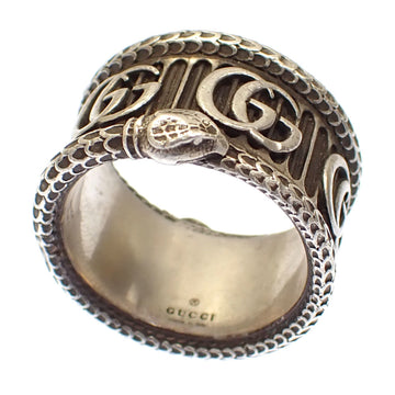 GUCCI Double G Snake Ring Men's SV925 No. 18 #19 16.0g Silver A2229317