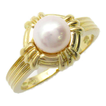 TIFFANY&CO akoya pearl ring Ring White K18 [Yellow Gold] White