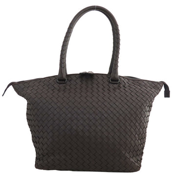 BOTTEGA VENETA Bag Intrecciato Dark Brown Leather Handbag Shoulder Women's Men's 214728