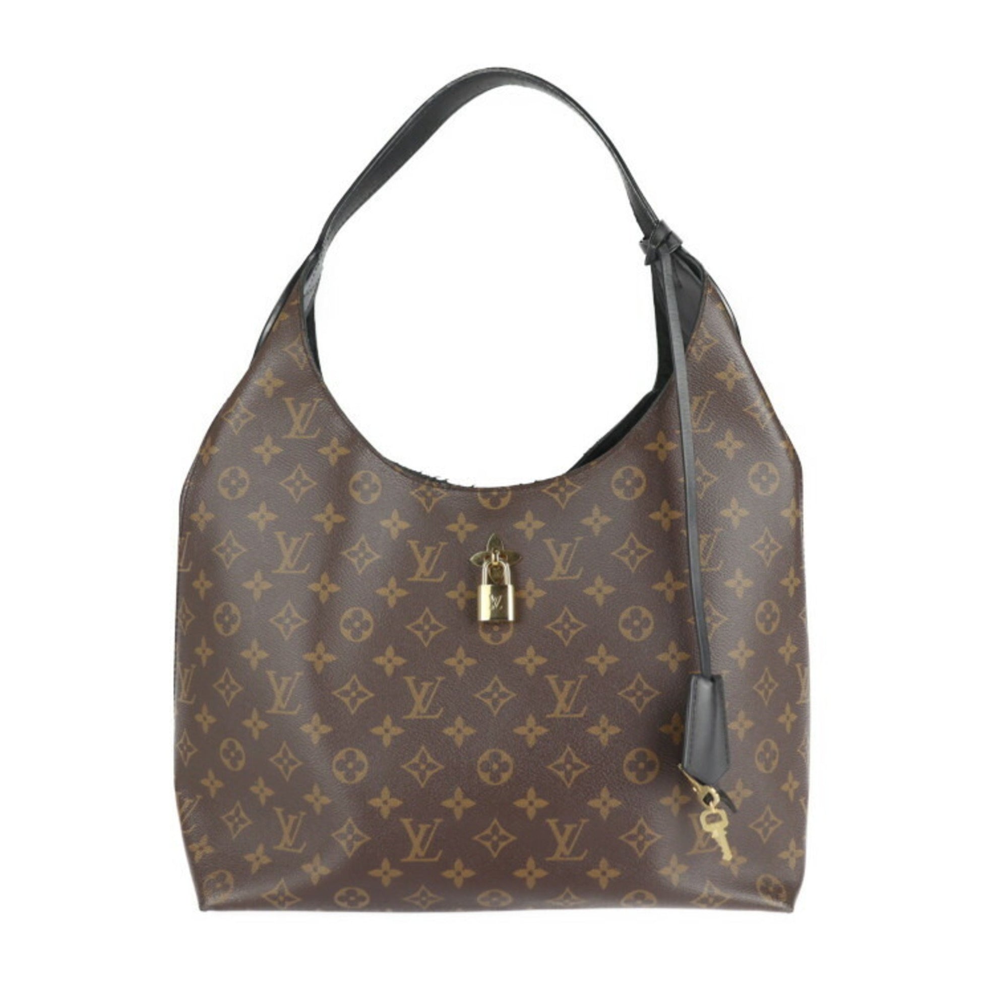 Louis Vuitton Monogram Canvas Flower Tote Top Handle Shoulder Bag