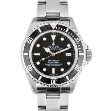 ROLEX Sea-Dweller 16600 U number SS men's wristwatch self-winding black dial
