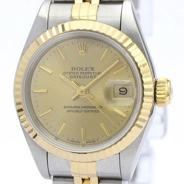 ROLEXPolished  Datejust 69173 S Serial 18K Gold Steel Watch BF561022