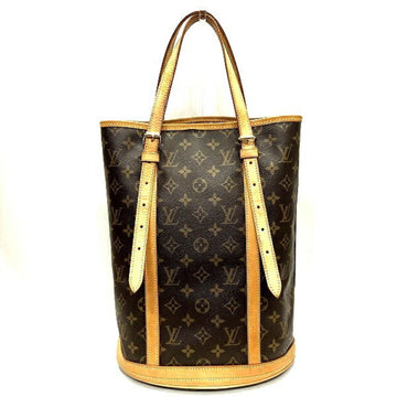 LOUIS VUITTON Monogram Bucket GM M42236 Bag with Pouch Tote Women's