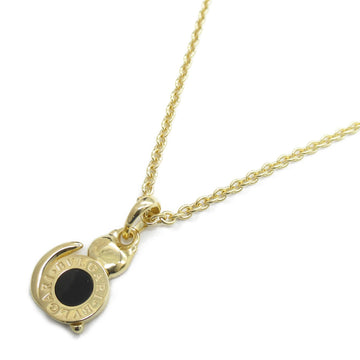BVLGARI  Necklace Onyx Cat Necklace Black K18 [Yellow Gold] Onyx Black